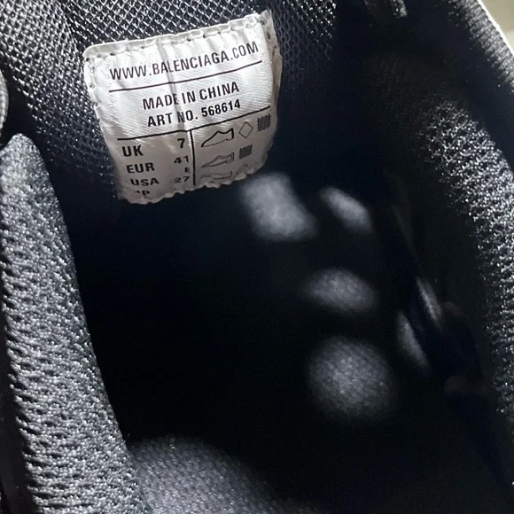 Balenciaga Track 2 Black/ Red - Picture 5 of 8